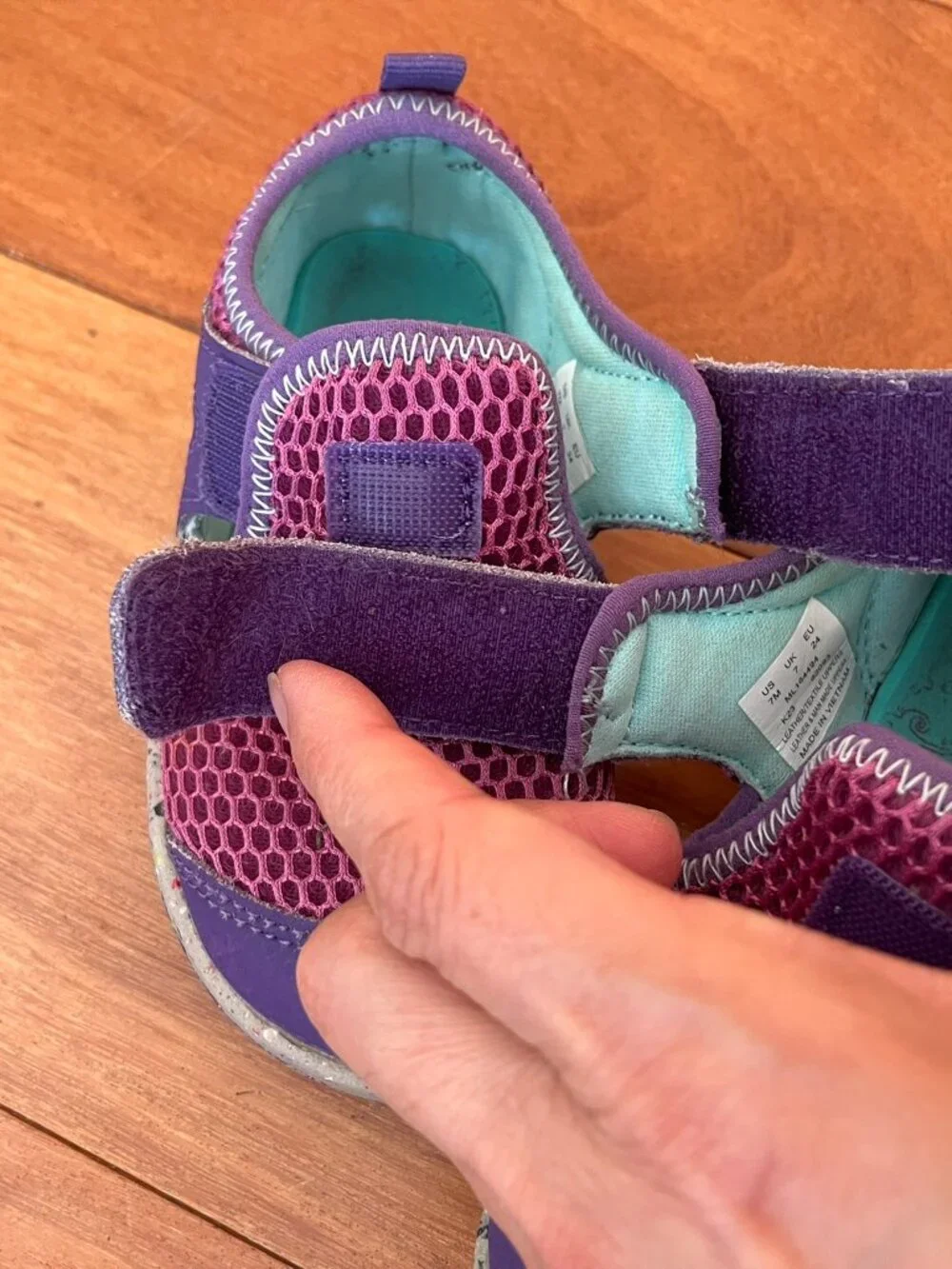 Merrell Bare Steps H20 Toddler Water Shoes Summer Size 7 *EUC*